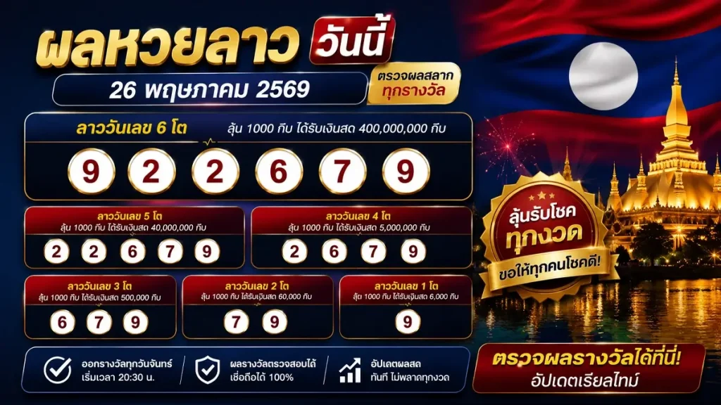 หวย ลาว งวด ที่ แล้ว